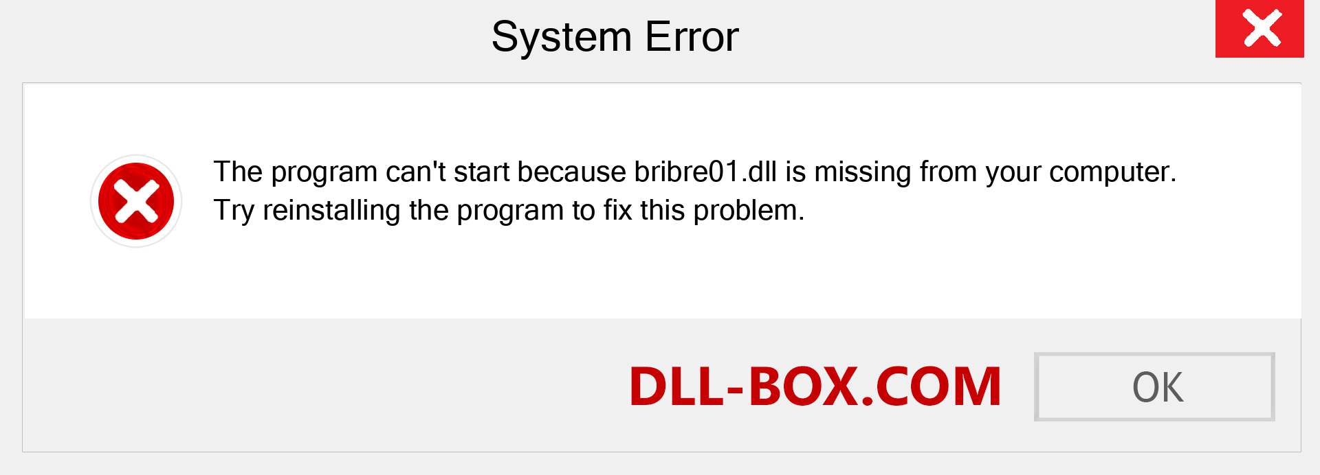  bribre01.dll file is missing?. Download for Windows 7, 8, 10 - Fix  bribre01 dll Missing Error on Windows, photos, images